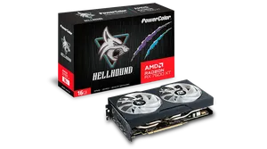 Hellhound AMD Radeon RX 7600 XT 16GB GDDR6